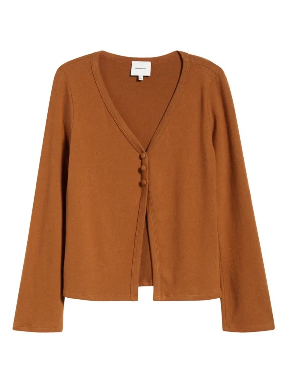 Reformation Millie Split Front Cardigan